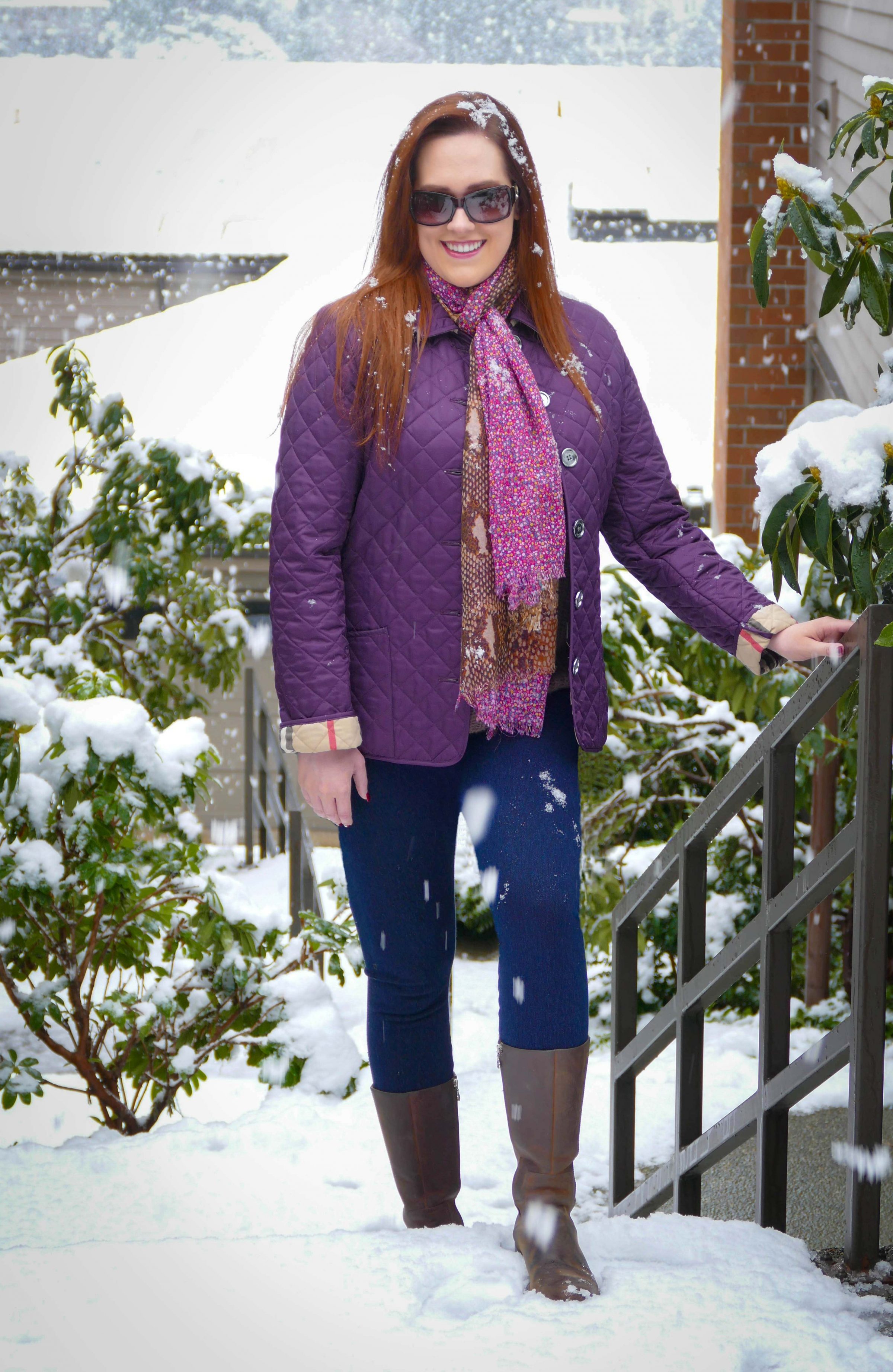 Snowing in Seattle - Katherine Chloe Cahoon E